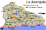 Map of the Axarquía